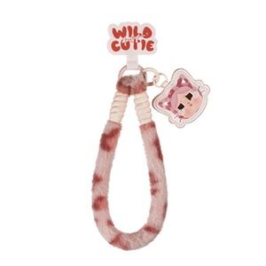 Crybaby wild but cutie series phone charm PINK